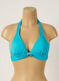 Sutien de costum de baie elasticitate top sutien modelat albastru LIVIA femeie