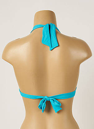 Sutien de costum de baie elasticitate top sutien modelat albastru LIVIA femeie