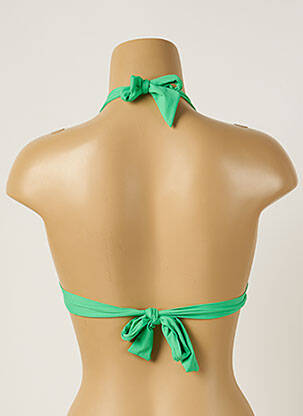 Sutien de costum de baie elasticitate top sutien modelat verde LIVIA femeie