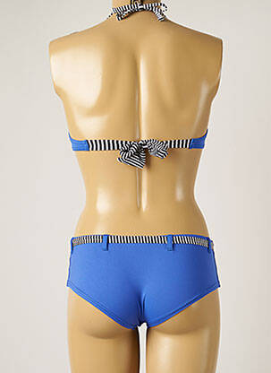 Costum de baie din două piese elasticitate top sutien modelat albastru BANANA MOON femeie