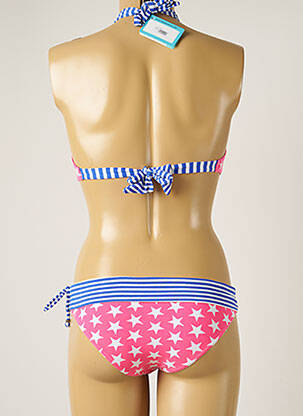 Costum de baie din două piese elasticitate top sutien modelat roz BANANA MOON femeie