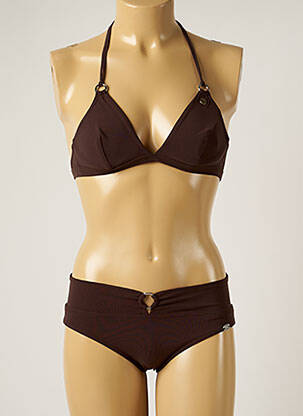 Costum de baie din două piese maro BANANA MOON femeie