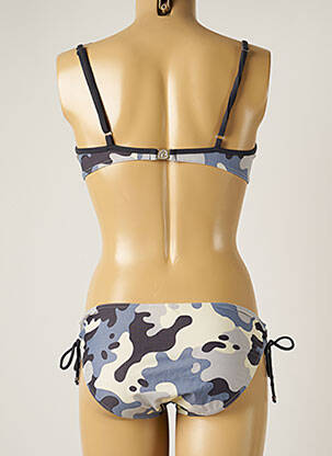 Costum de baie din două piese elasticitate top sutien modelat albastru BANANA MOON femeie