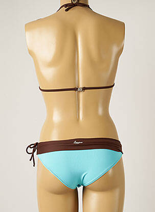 Costum de baie din două piese elasticitate top triunghiuri albastru BANANA MOON femeie