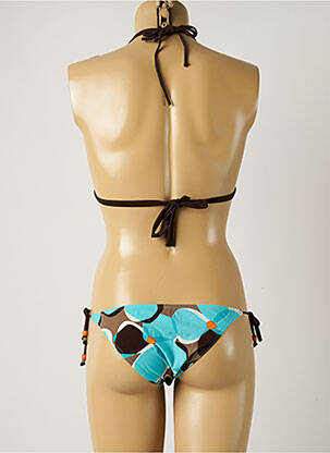 Costum de baie din două piese elasticitate top triunghiuri albastru BANANA MOON femeie