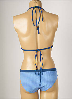 Costum de baie din două piese elasticitate top triunghiuri albastru BANANA MOON femeie