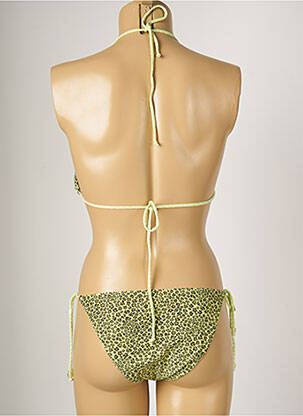 Costum de baie din două piese elasticitate top triunghiuri verde BANANA MOON femeie