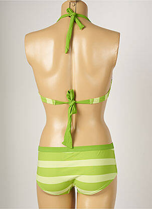 Costum de baie din două piese elasticitate sutien cu susținere înaltă și burete detașabil verde BANANA MOON femeie
