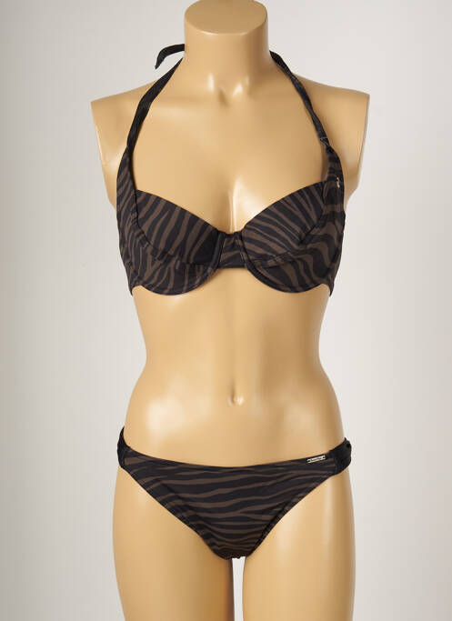 Costum de baie din două piese maro BANANA MOON femeie