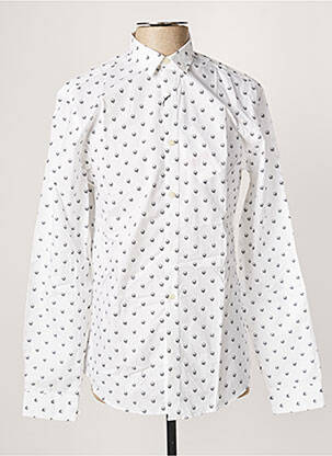 Cămașă cu mâneci lungi alb JACK & JONES bărbat