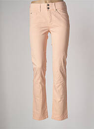 Pantalon slim țesătură poplin mărime normală roz SALSA femme