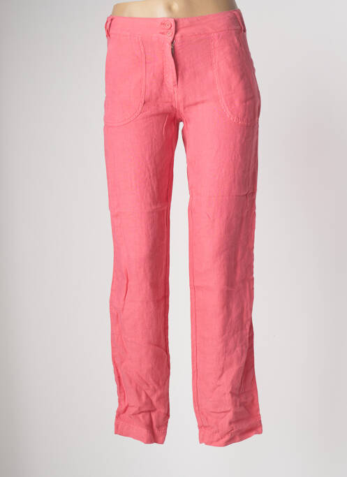 Pantalon slim mărime normală mărime normală roz TERRE & MER femme