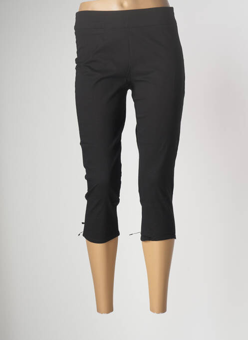 Pantalon trei sferturi negru POUSSIERE D'ETOLE femeie