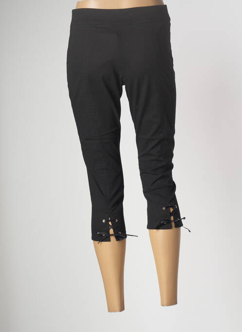 Pantalon trei sferturi negru POUSSIERE D'ETOLE femeie