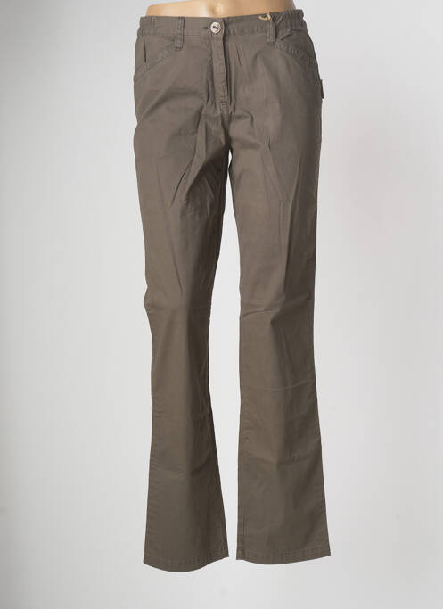 Pantalon chino verde MAT DE MISAINE femeie