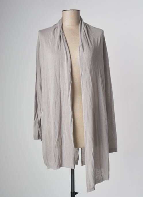 Vestă cu mâneci lungi gri LE PHARE DE LA BALEINE femeie