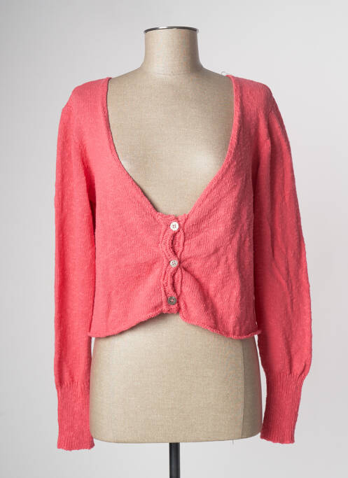 Vestă cu mâneci lungi roz LUNATISME femeie