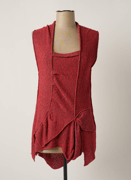 Pulover tunică roșu ZUZA BART femeie