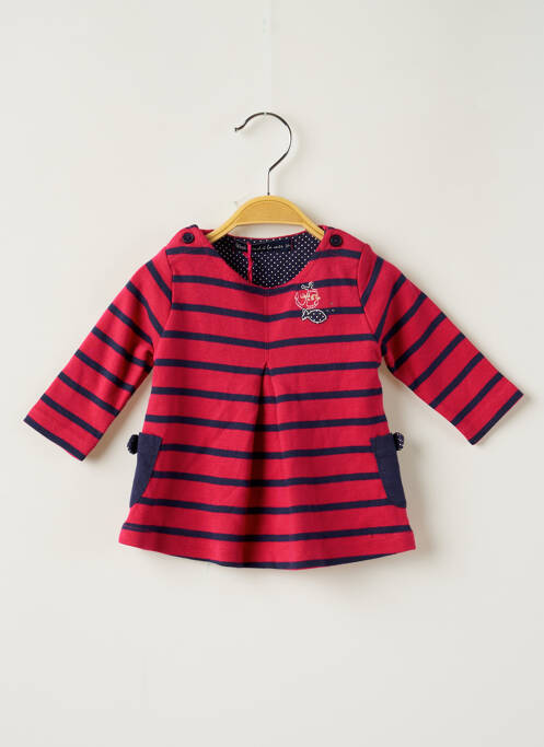 Rochie midi roz WEEK END A LA MER fată