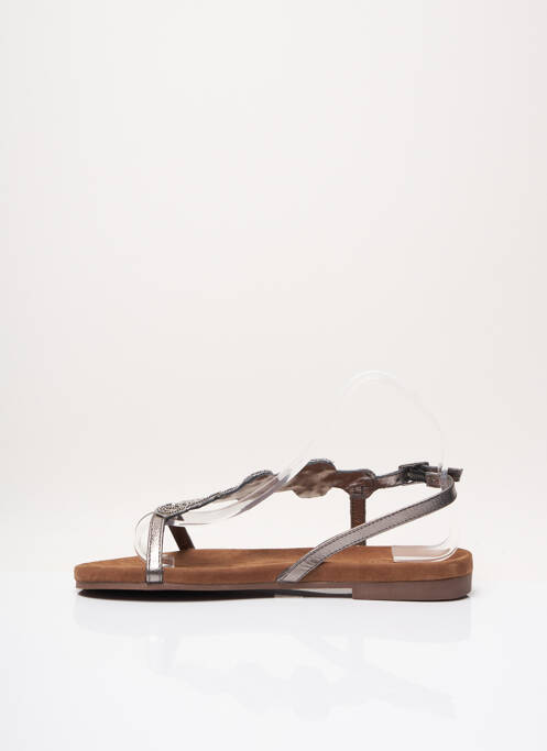 Sandale/Pantofi decupați gri SANTAFE femeie