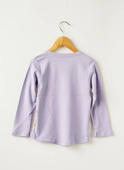 Tricou violet HELLO ELAÉ fată