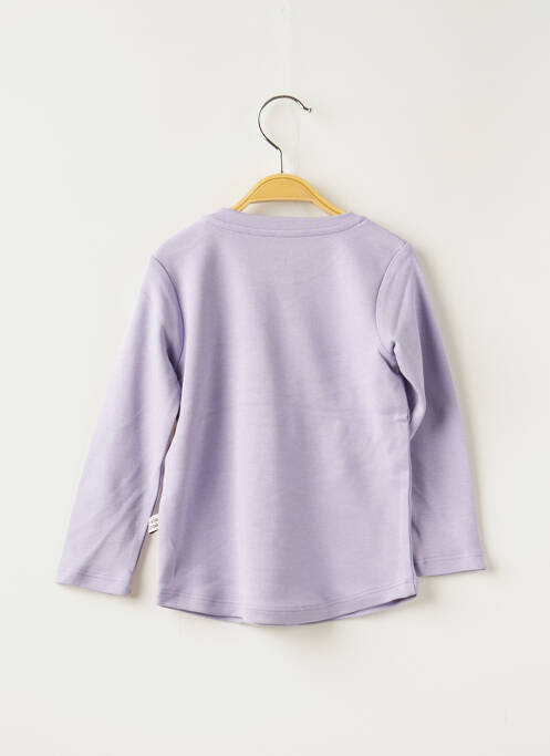 Tricou violet HELLO ELAÉ fată