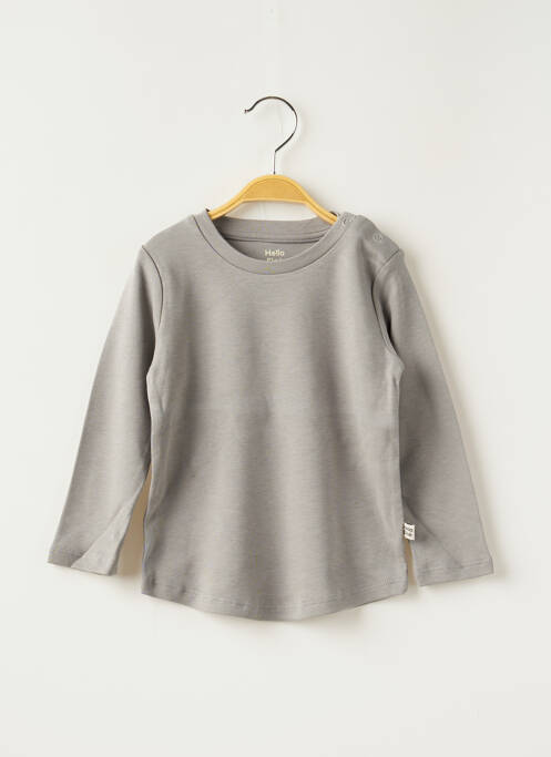 Tricou gri HELLO ELAÉ fată