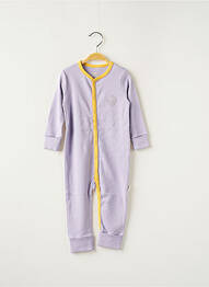 Pijama închidere cu capse la picioare violet HELLO ELAÉ fată