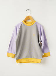 Hanorac broderie mâneci lungi violet HELLO ELAÉ fille