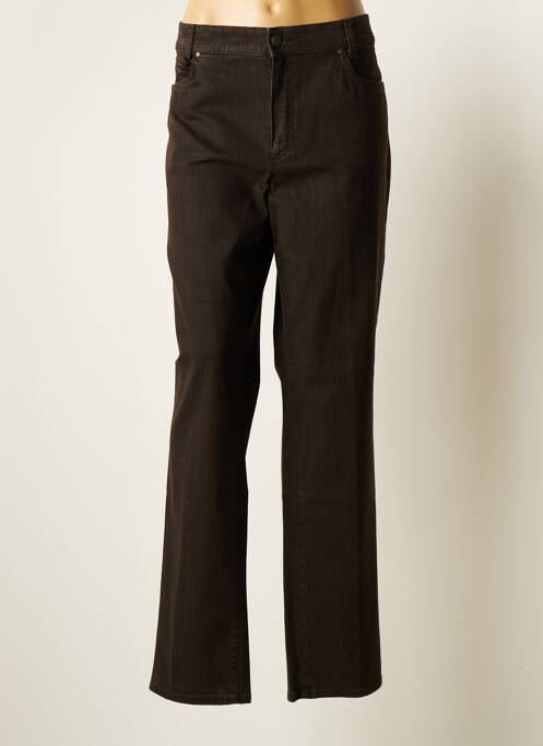 Pantalon drept maro ANNA MONTANA femeie