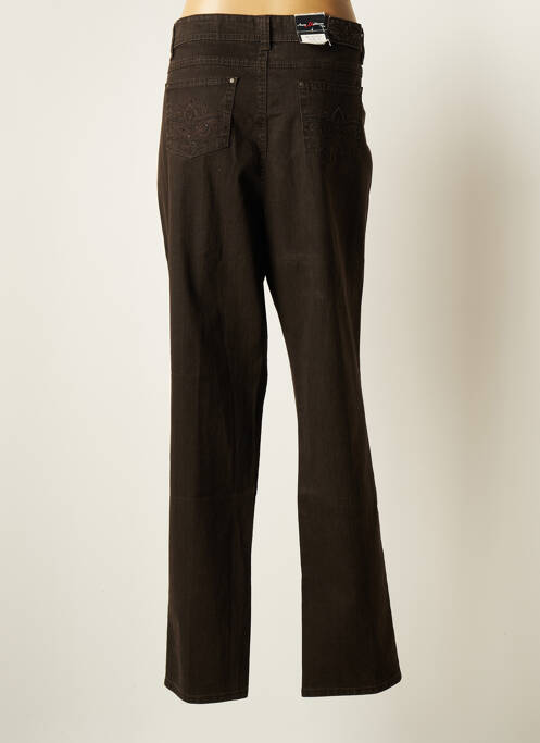 Pantalon drept maro ANNA MONTANA femeie