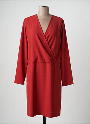 Rochie midi mâneci lungi mâneci lungi portocalie HARTFORD femeie