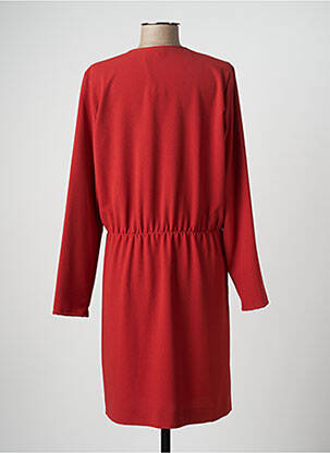 Rochie midi mâneci lungi mâneci lungi portocalie HARTFORD femeie
