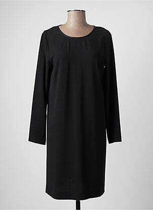 Rochie midi mâneci lungi mâneci lungi negru HARTFORD femeie