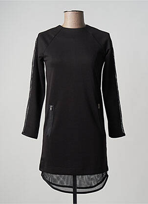 Rochie scurtă închidere cu fermoar la spate mâneci lungi negru REDSOUL femeie