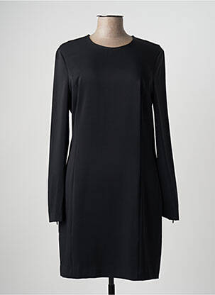 Rochie midi mâneci lungi mâneci lungi negru RALPH LAUREN femeie