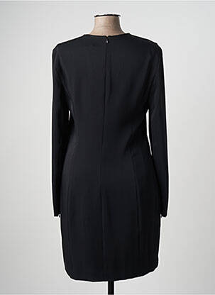 Rochie midi mâneci lungi mâneci lungi negru RALPH LAUREN femeie