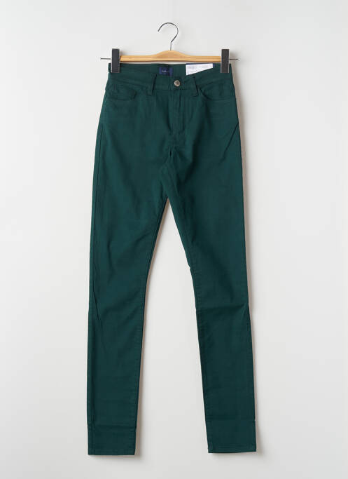 Pantalon slim verde GANT femeie