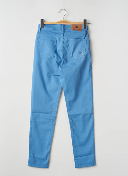 Pantalon slim albastru MENSI COLLEZIONE femeie