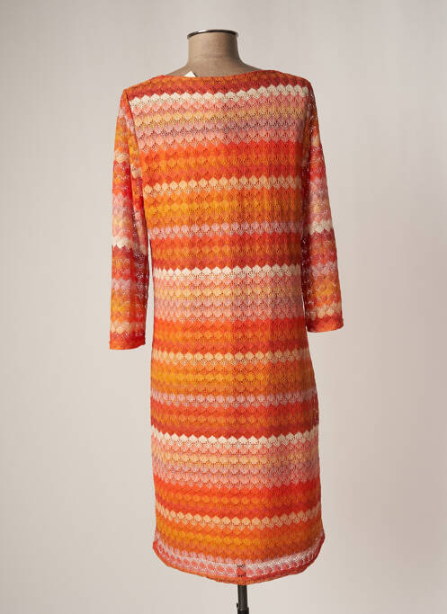 Rochie midi portocaliu HALOGENE femeie