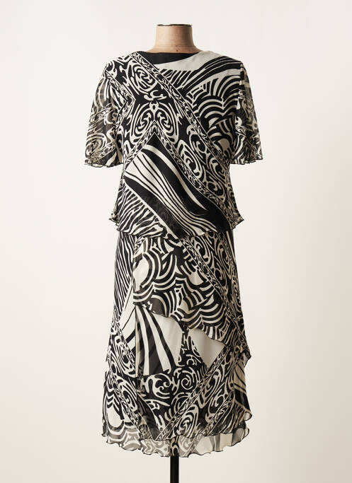 Rochie midi negru JEAN DELFIN femeie