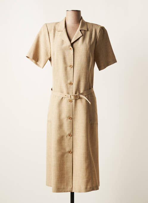 Rochie midi bej GEVANA femeie