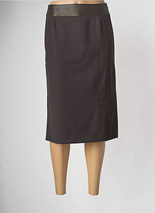 Fustă midi maro GEVANA femeie