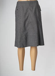 Fustă midi elasticitate gri GUY DUBOUIS femme