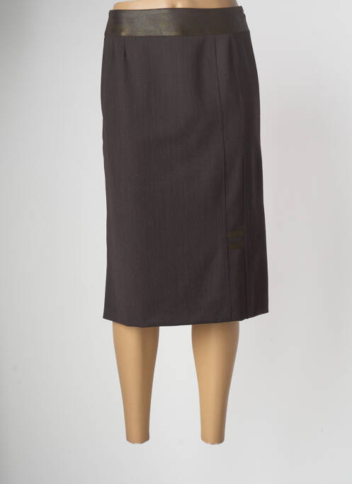 Fustă midi maro GEVANA femeie