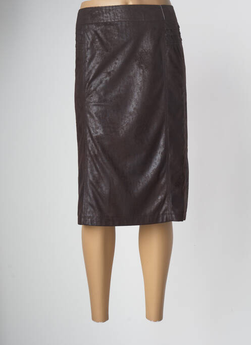 Fustă midi maro GELCO femeie