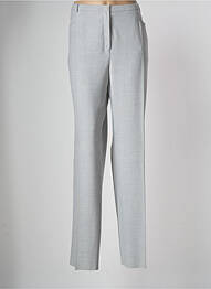 Pantalon drept talie cu cleme talie înaltă gri PAUPORTÉ femme