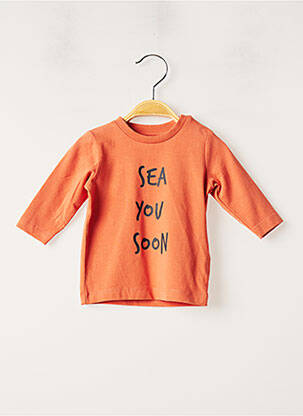 Tricou mâneci lungi mâneci lungi portocalie NAME IT băiat