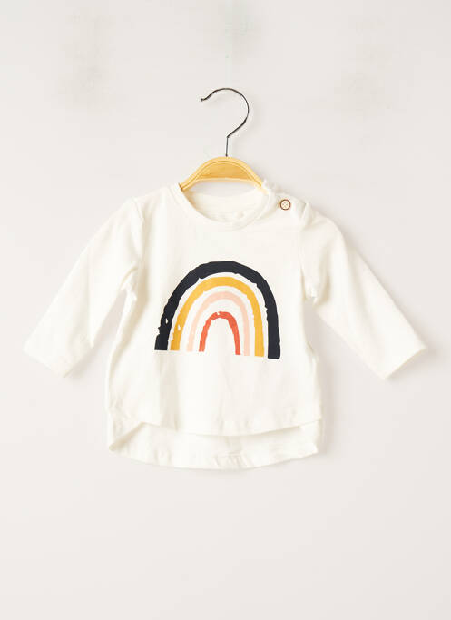 Tricou alb NAME IT fată