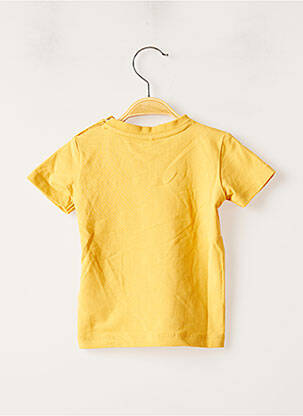 Tricou elasticitate mâneci scurte galben NAME IT băiat